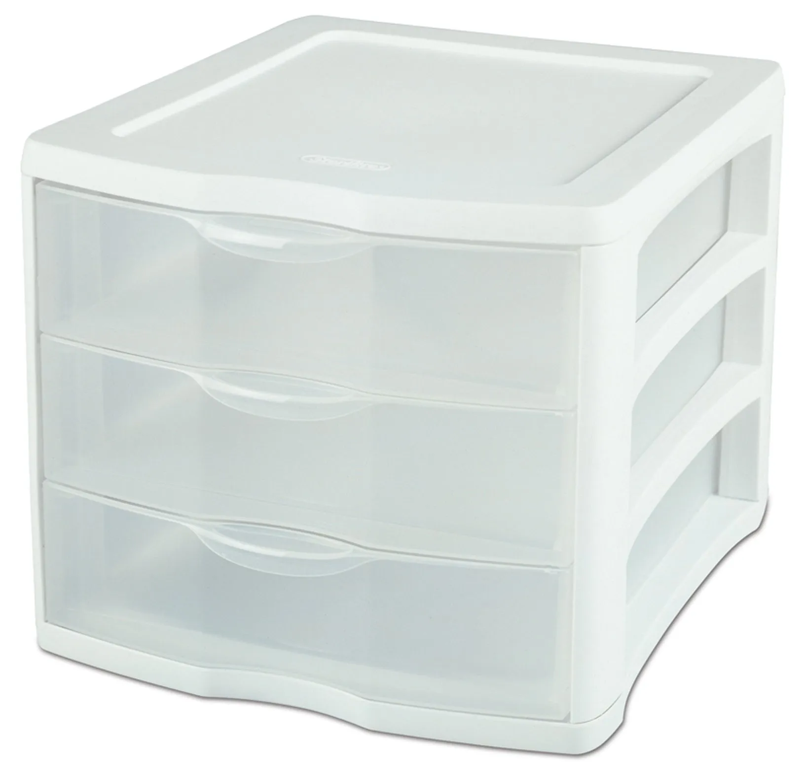 3 Drawer Large White