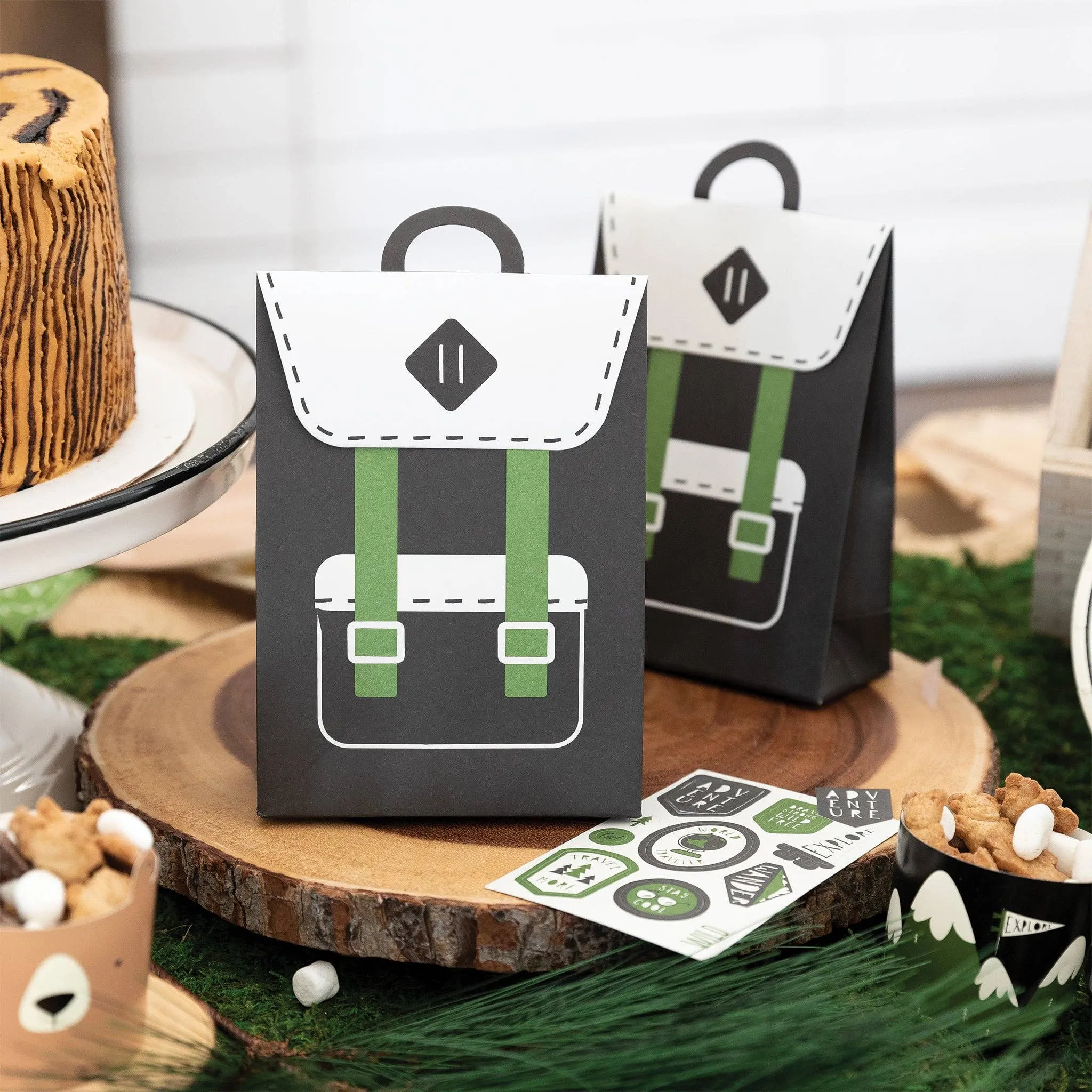 Adventure Backpack Treat Bags - Pack of 8