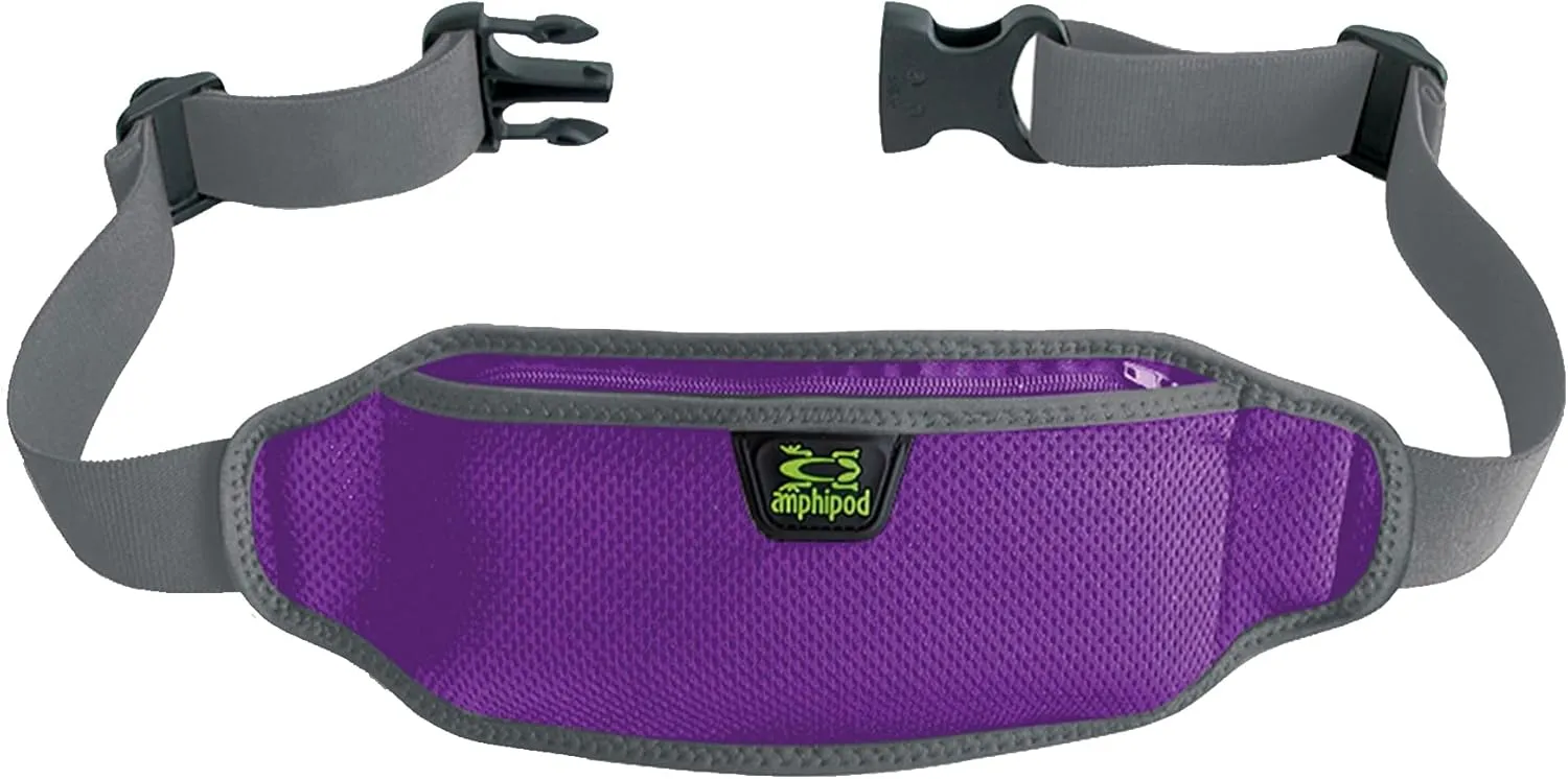 Amphipod AirFlow Lite Waistpack, Minimalist Runners Storage Fanny Waist Pack for Running, Jogging & Walking, Men & Women