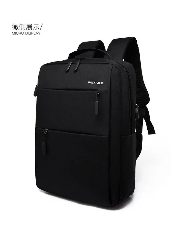 Anti-Theft Quick Response Backpack Bags With Usb Port -Blue