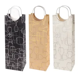 Assorted Silhouette Wine Bag by Cakewalk