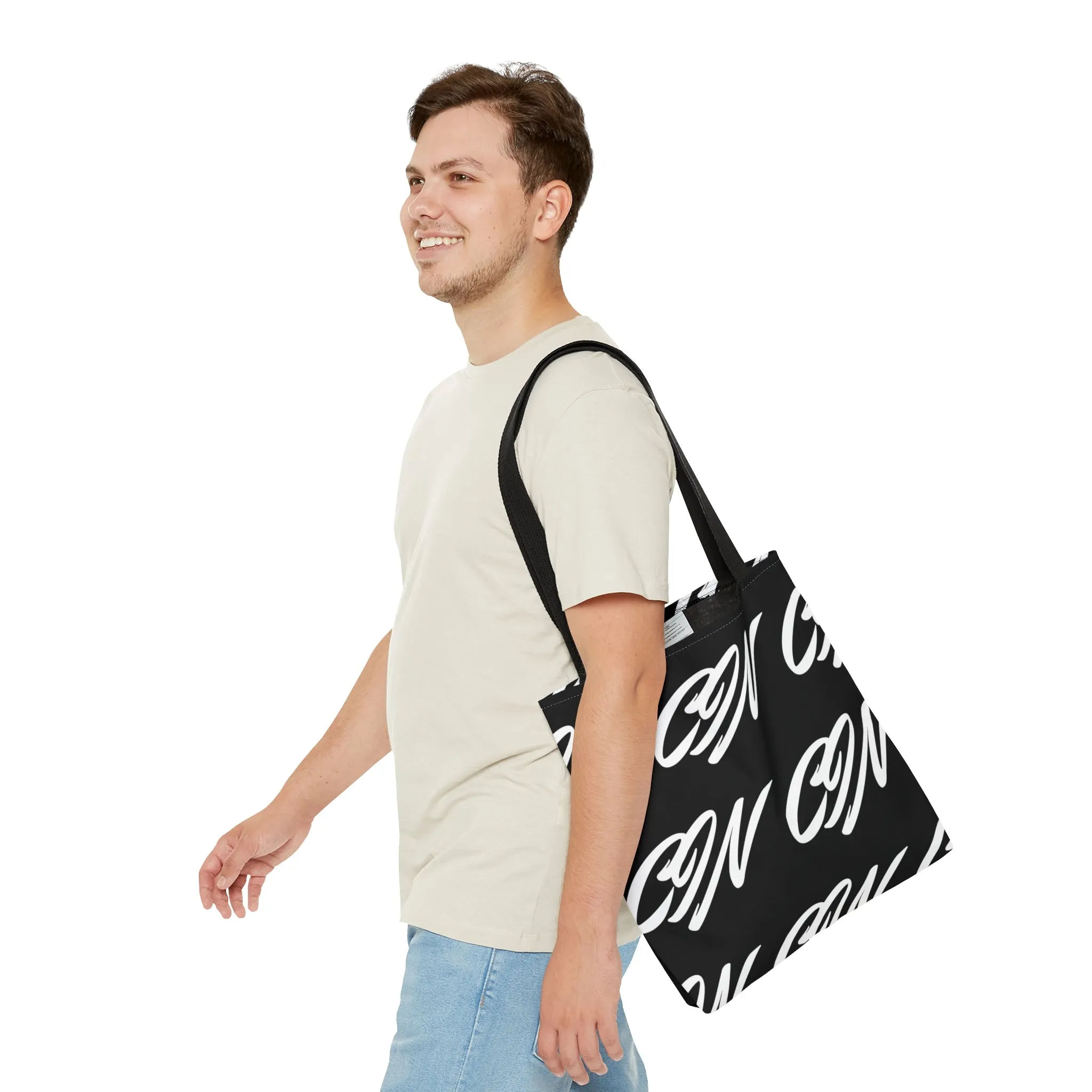 Black CIN Tote Bag (AOP)