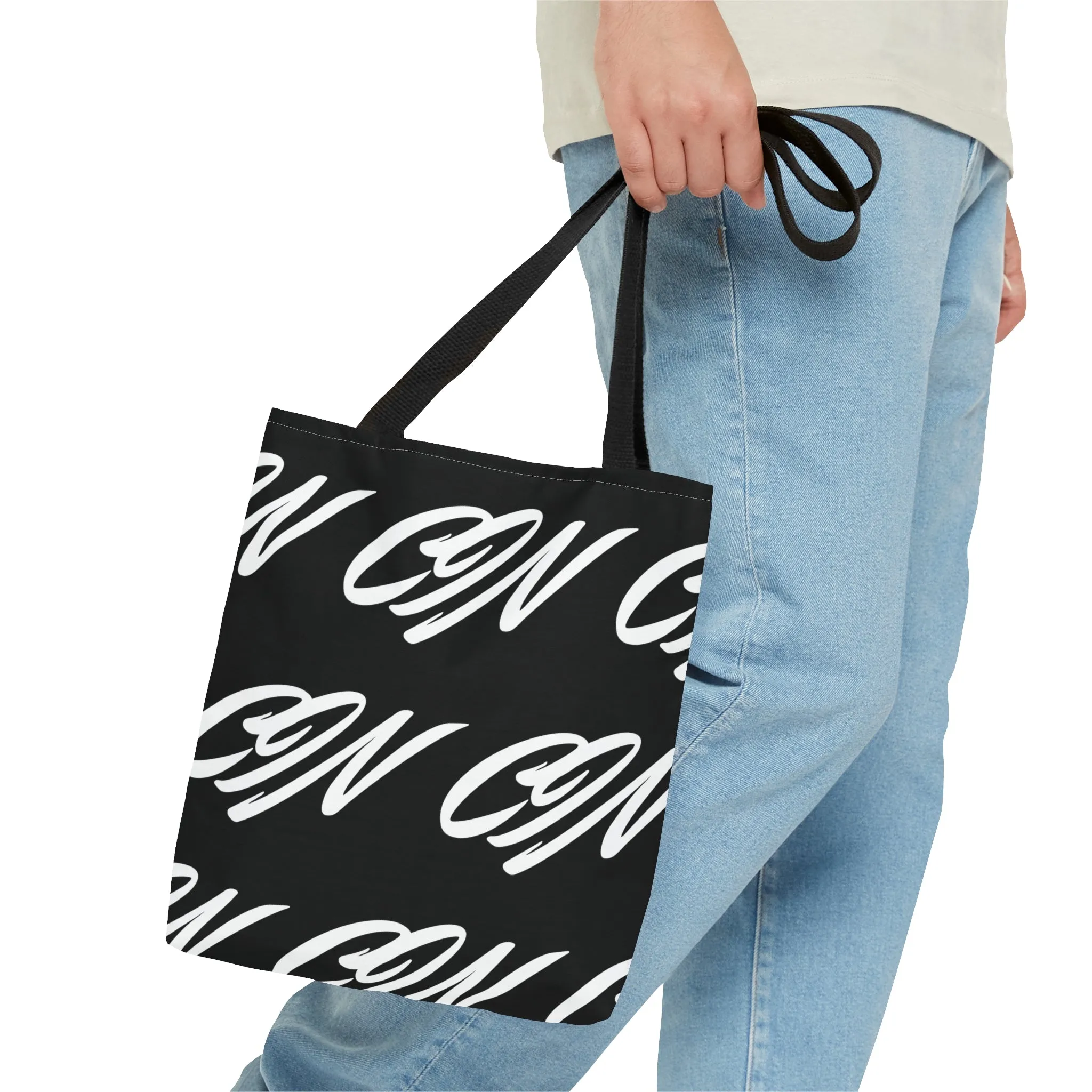 Black CIN Tote Bag (AOP)