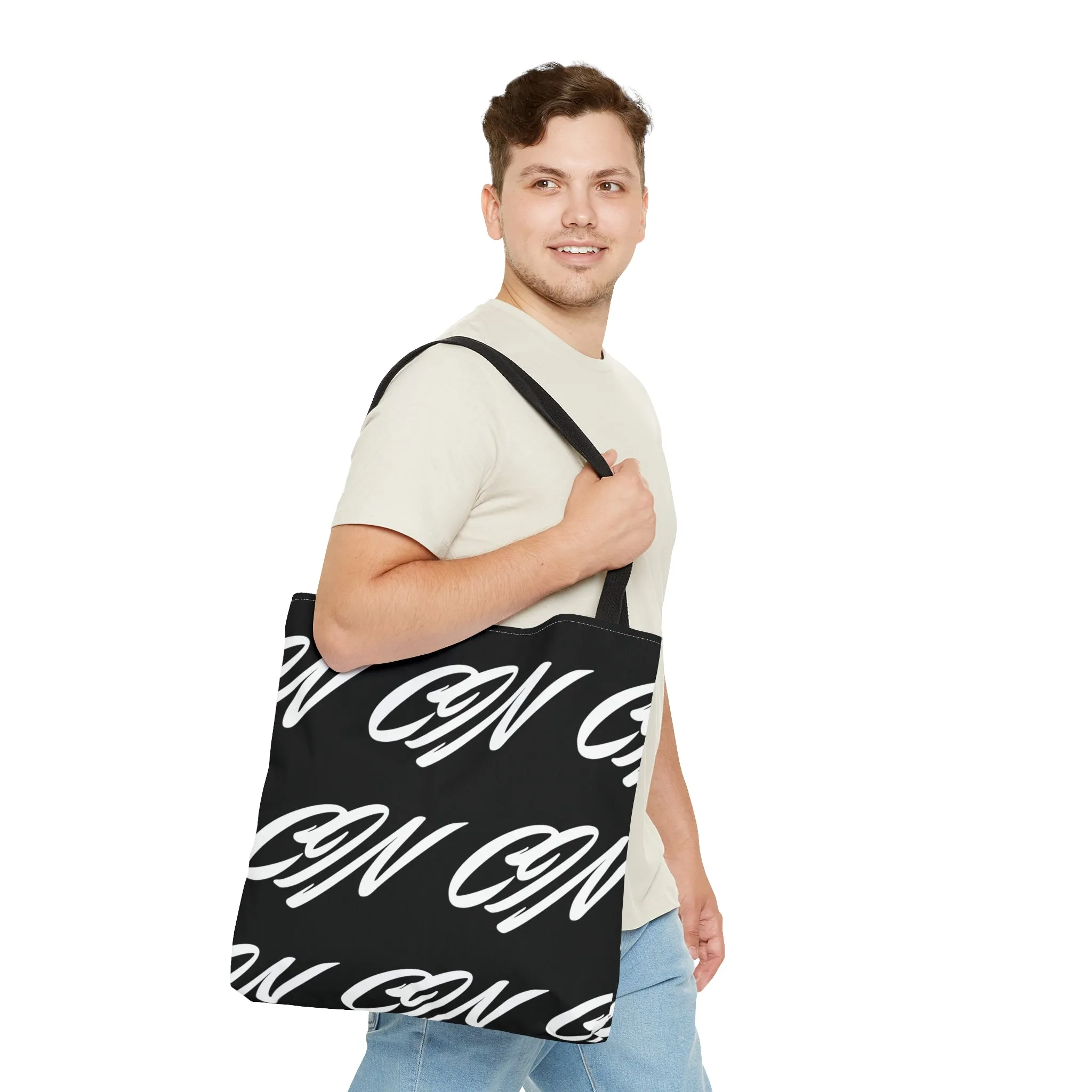 Black CIN Tote Bag (AOP)