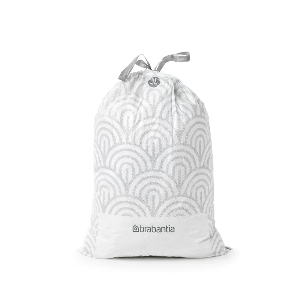 Brabantia 50-60L Perfect Fit Bin Liners Code H 40 Pack