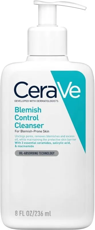 CeraVe Blemish Control Face Cleanser With 2% Salicylic Acid & Niacinamide Blemish-Prone Skin 236ml
