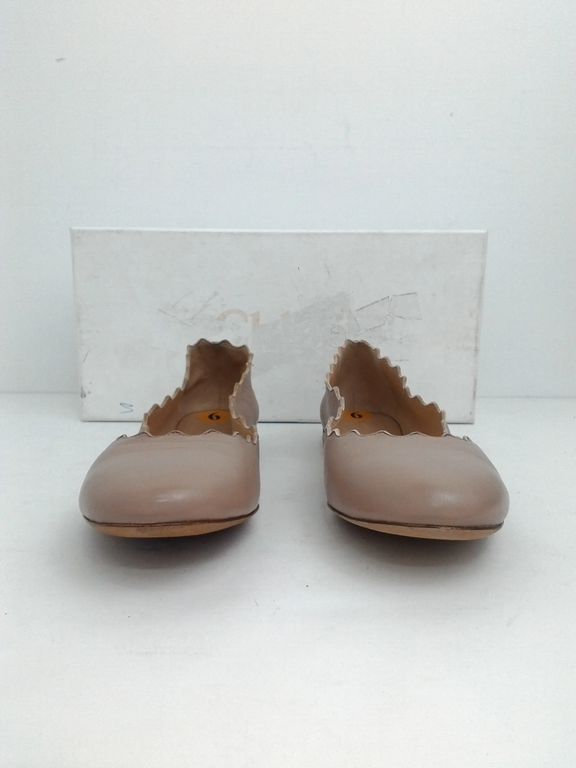 Chloé Women's Ballerinas Pink Tea Leather size 36