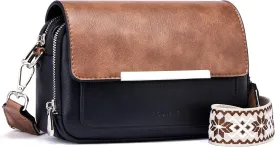 Crossbody Bags for Women Small Crossbody Wallet Purses with Card Slots Leather Shoulder Handbags Travel/Daily Use