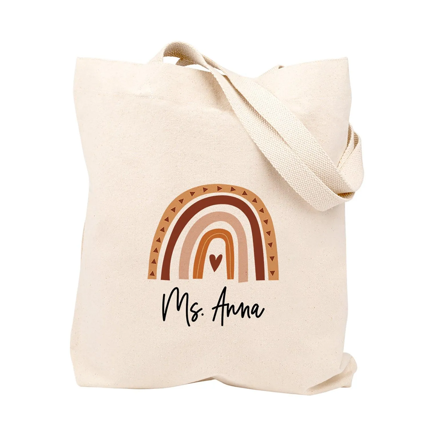 Custom Teacher Appreciation Tote Bags Cute Boho Teacher Tote Bag, Best Teacher Gifts