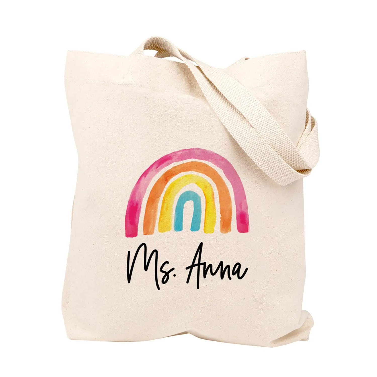 Custom Teacher Appreciation Tote Bags Cute Boho Teacher Tote Bag, Best Teacher Gifts