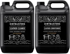 Dirtbusters Deodorising Leather Cleaner & Conditioner, Clean, Deodorise & Restore (2x5 Litre)