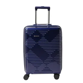 Echolac Extravagant 56cm Hardcase Expandable 4 Double Wheel Cabin Luggage Trolley Blue - CTH0062 -S 20 BLUE 60102