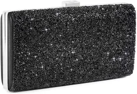 ELABEST Glitter Evening Clutch Bag Single Sided Diamond Bag Crossbody Purse Wedding Party Bag for Women