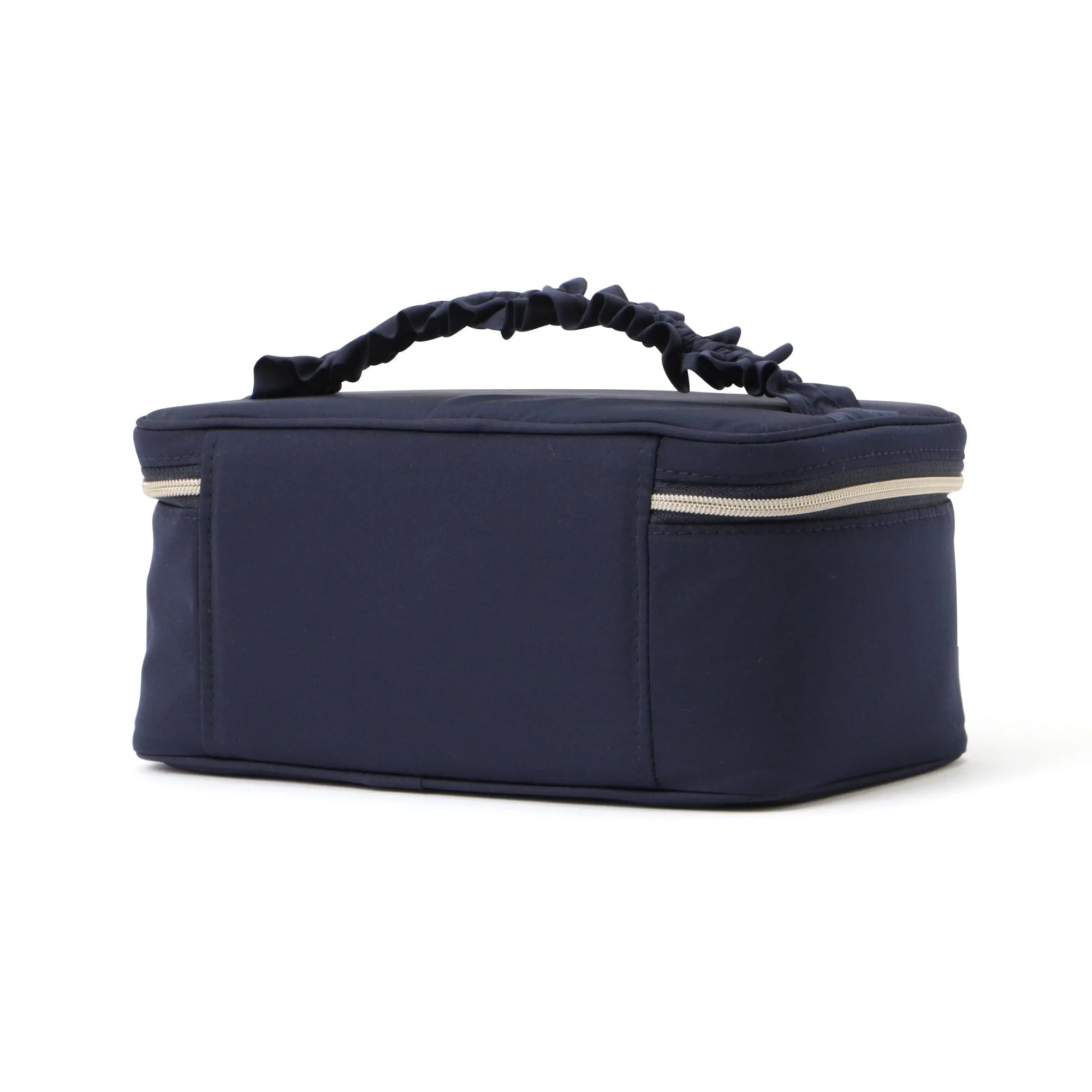 Frill Vanity Pouch S Navy