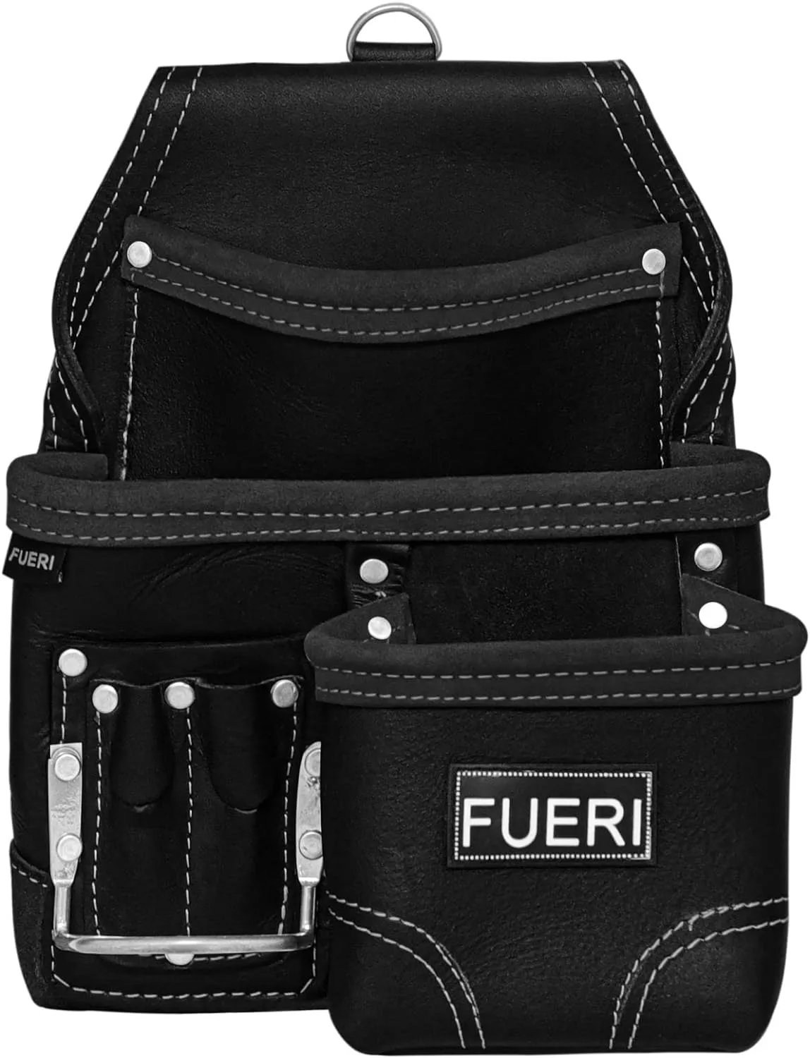 Fueri 7-Pocket Leather Tool Pouch with Belt
