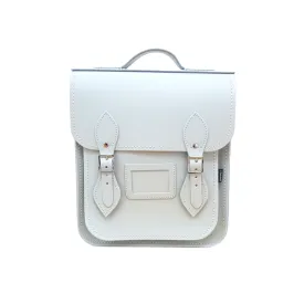 Handmade Leather City Backpack - Eggshell
