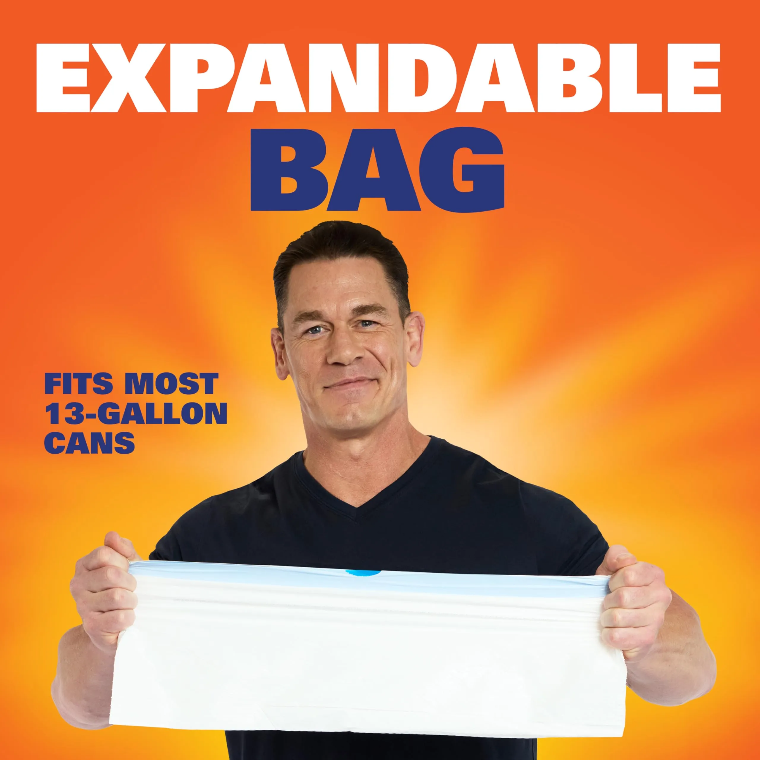 Hefty Ultra Strong 13 Gallon Trash Bags, Tall Kitchen Trash Bags 13 Gallon Size, Drawstring Closure, Continuous Odor Control, White, Unscented, 110 Bags
