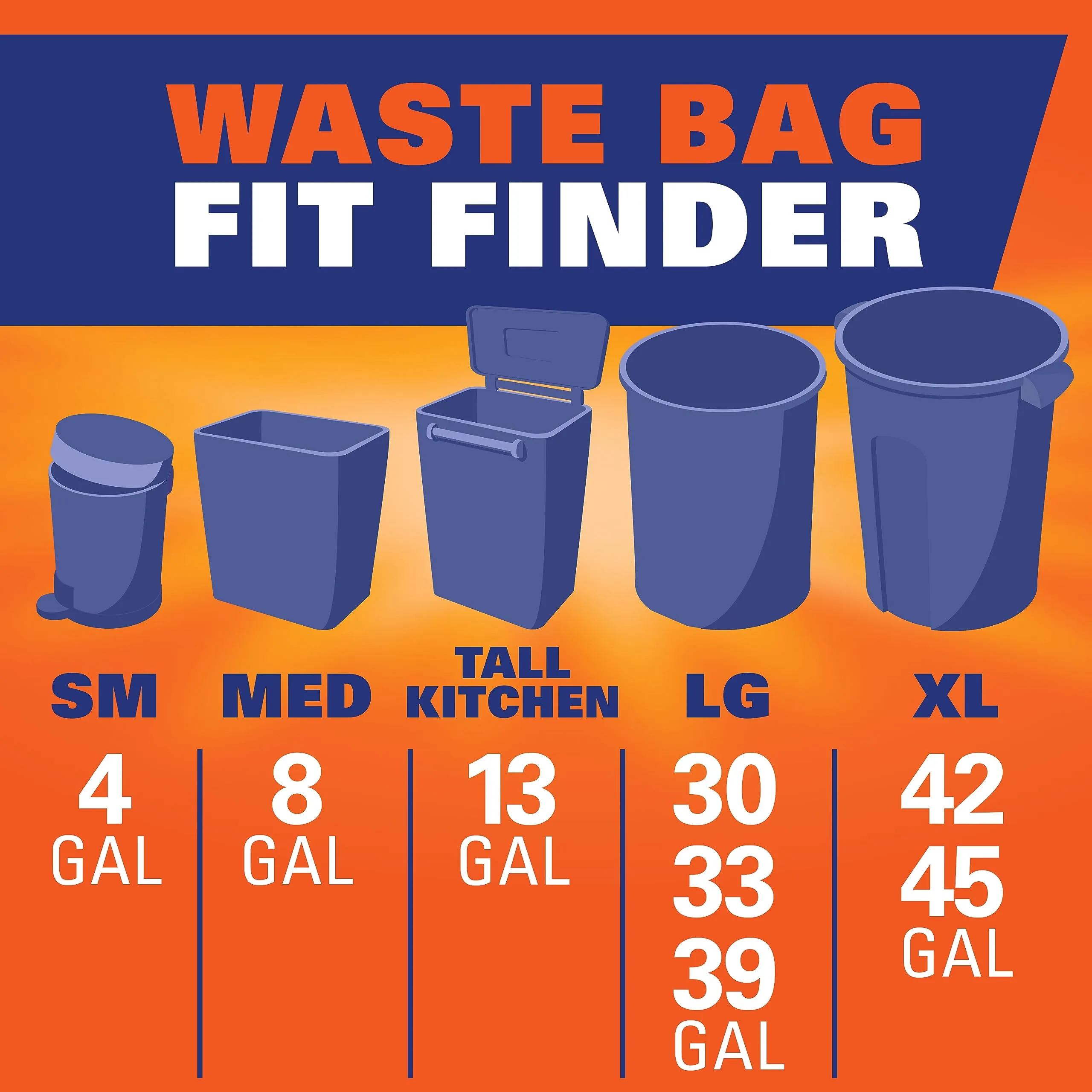 Hefty Ultra Strong 13 Gallon Trash Bags, Tall Kitchen Trash Bags 13 Gallon Size, Drawstring Closure, Continuous Odor Control, White, Unscented, 110 Bags