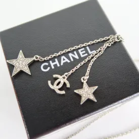 Interlocking CC & Star Necklace