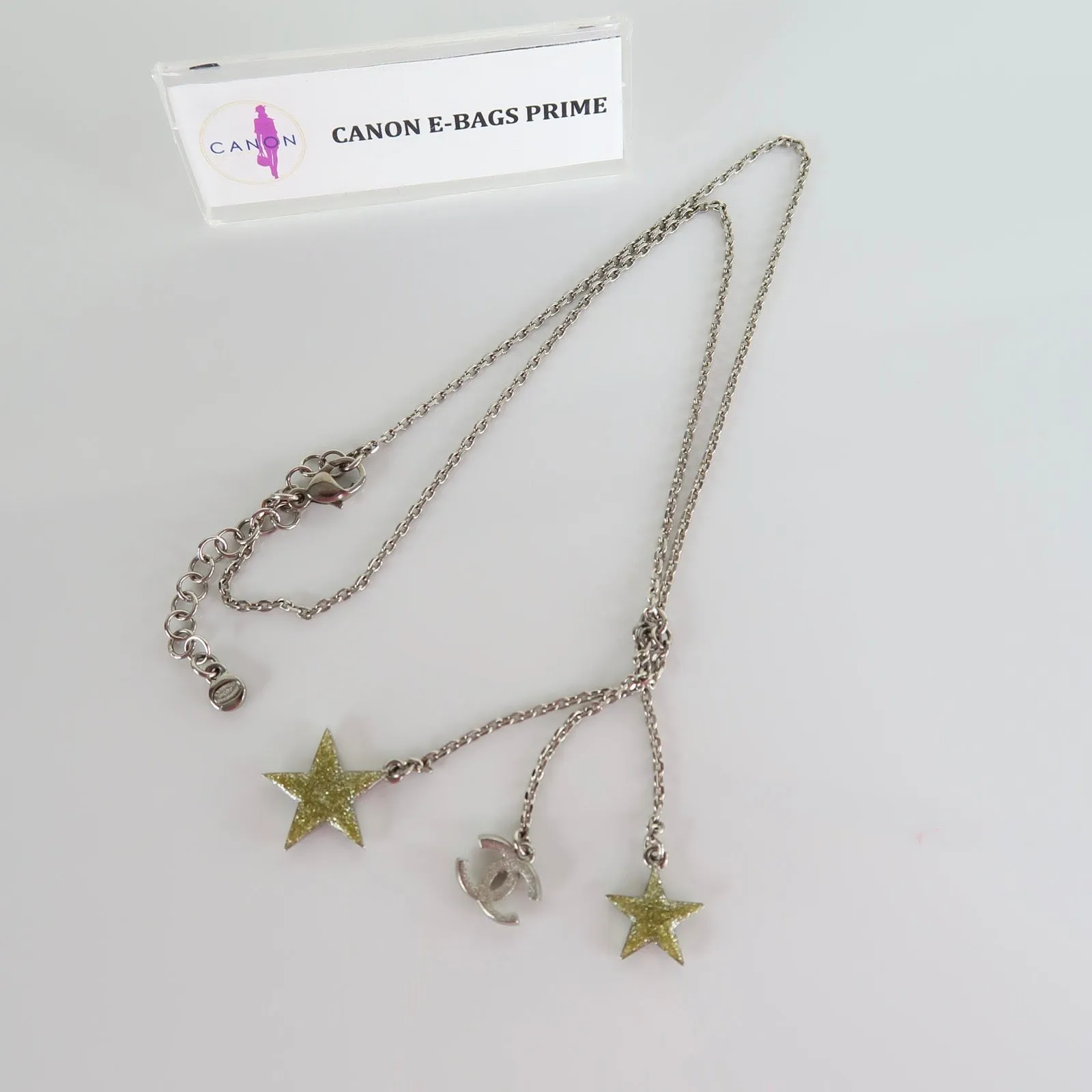 Interlocking CC & Star Necklace