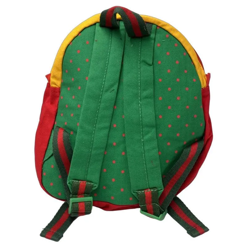 Kid's School Bags With Cute Cartoon Bear -G57 GREEN AND RED