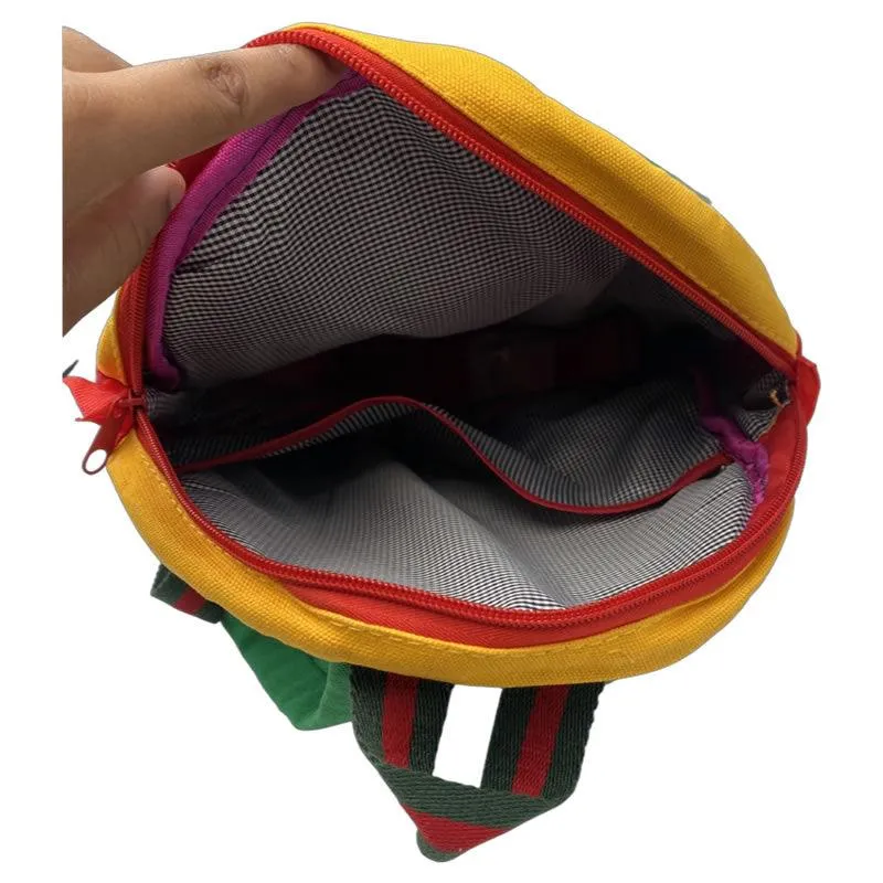 Kid's School Bags With Cute Cartoon Bear -G57 GREEN AND RED
