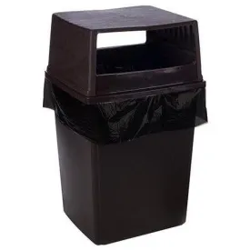 LDPE Trash Bags & Can Liners 25 x 17 x 48 x 4 mil - Black