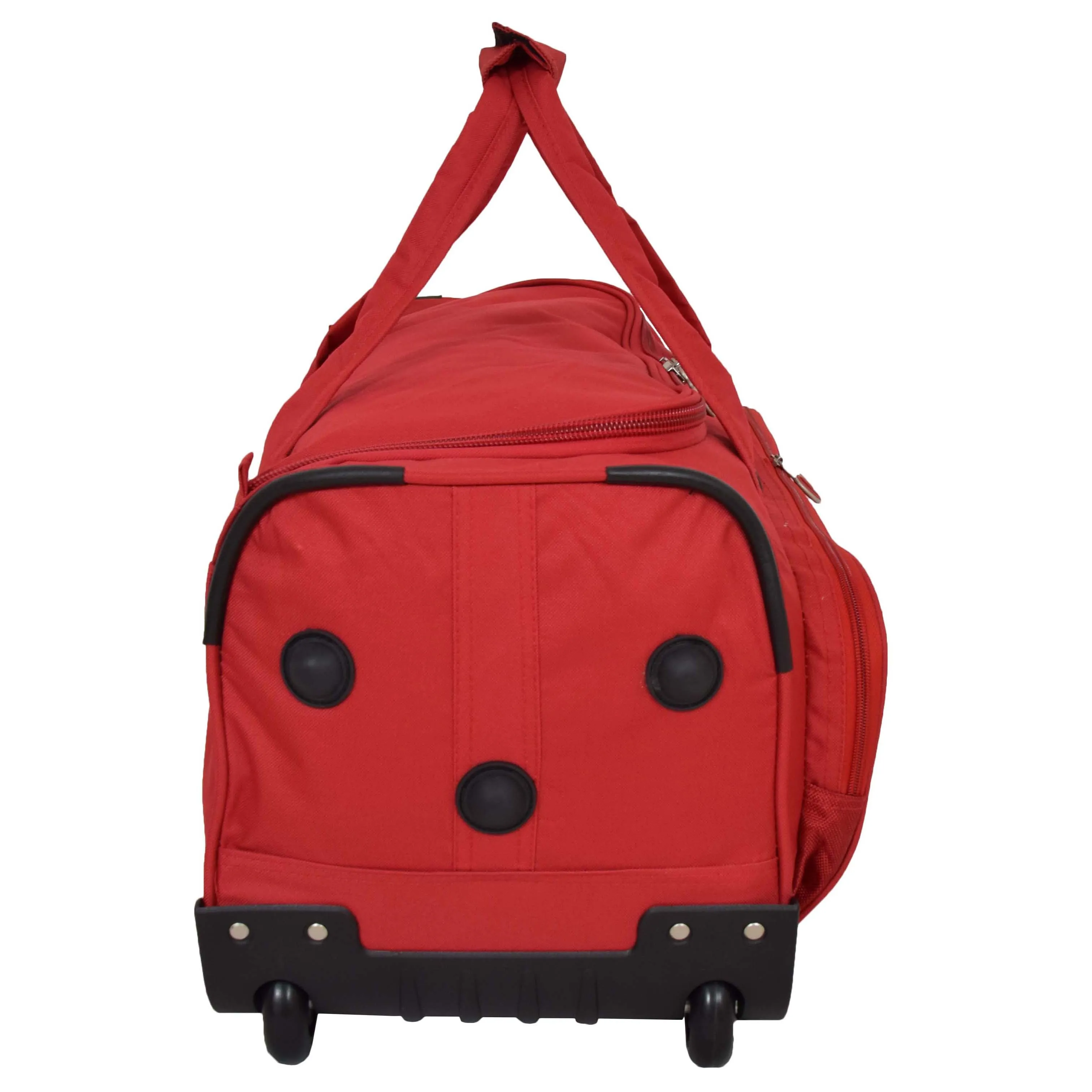 Lightweight Mid Size Holdall with Wheels HL452 Red