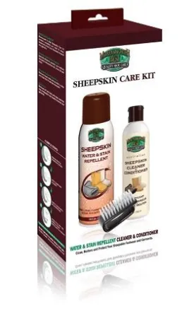 M&B, 3 piece Sheepskin care kit.