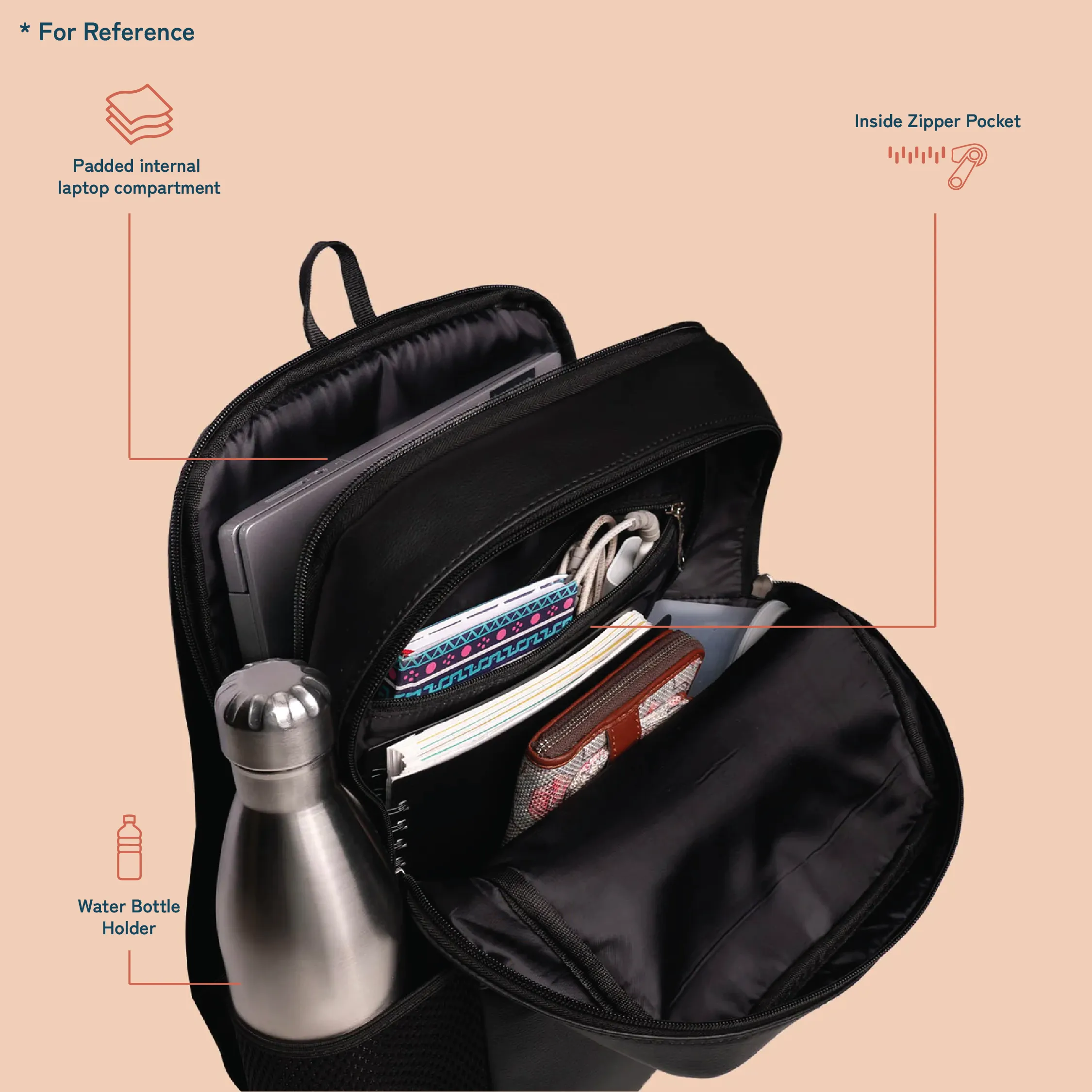 Mughal Motif Office Backpack