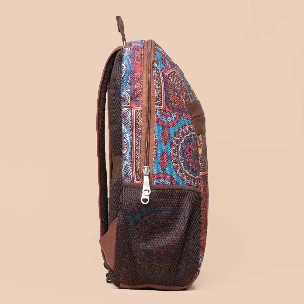 Multicolor Mandala Print Classic Backpack
