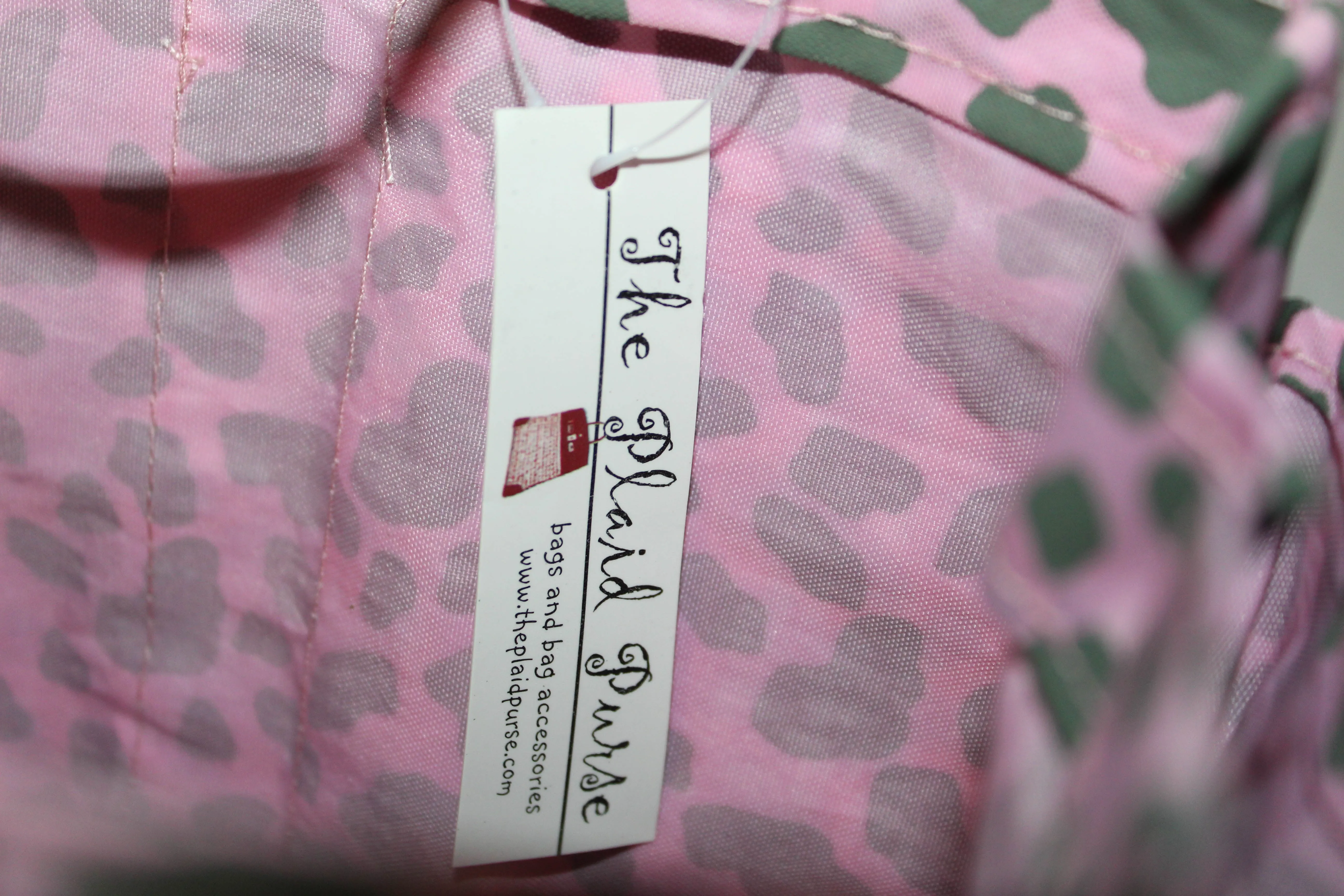 New Pink & Gray Leopard Print Small Organizer