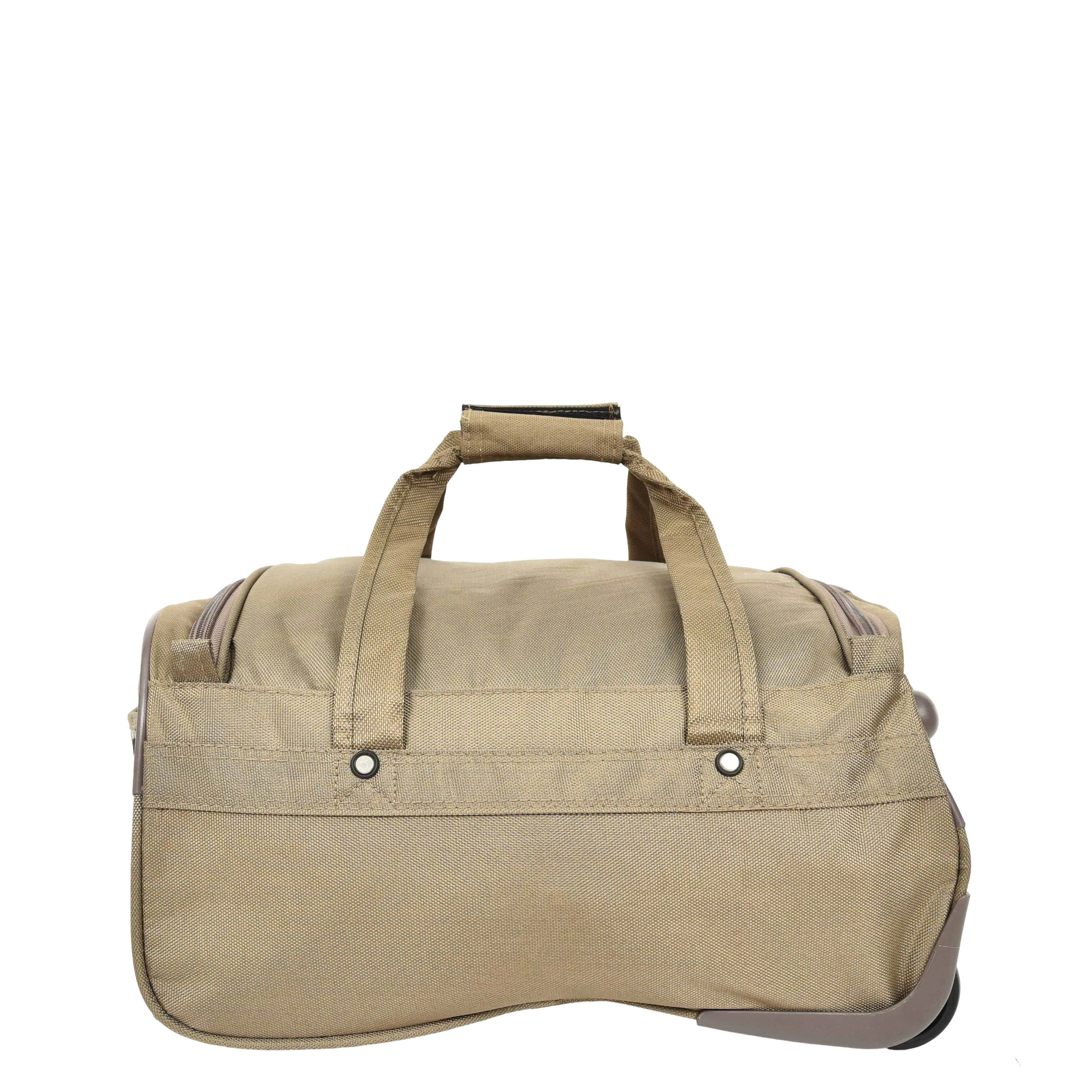 Overnight Wheeled Holdall Travel Bag A405 Beige