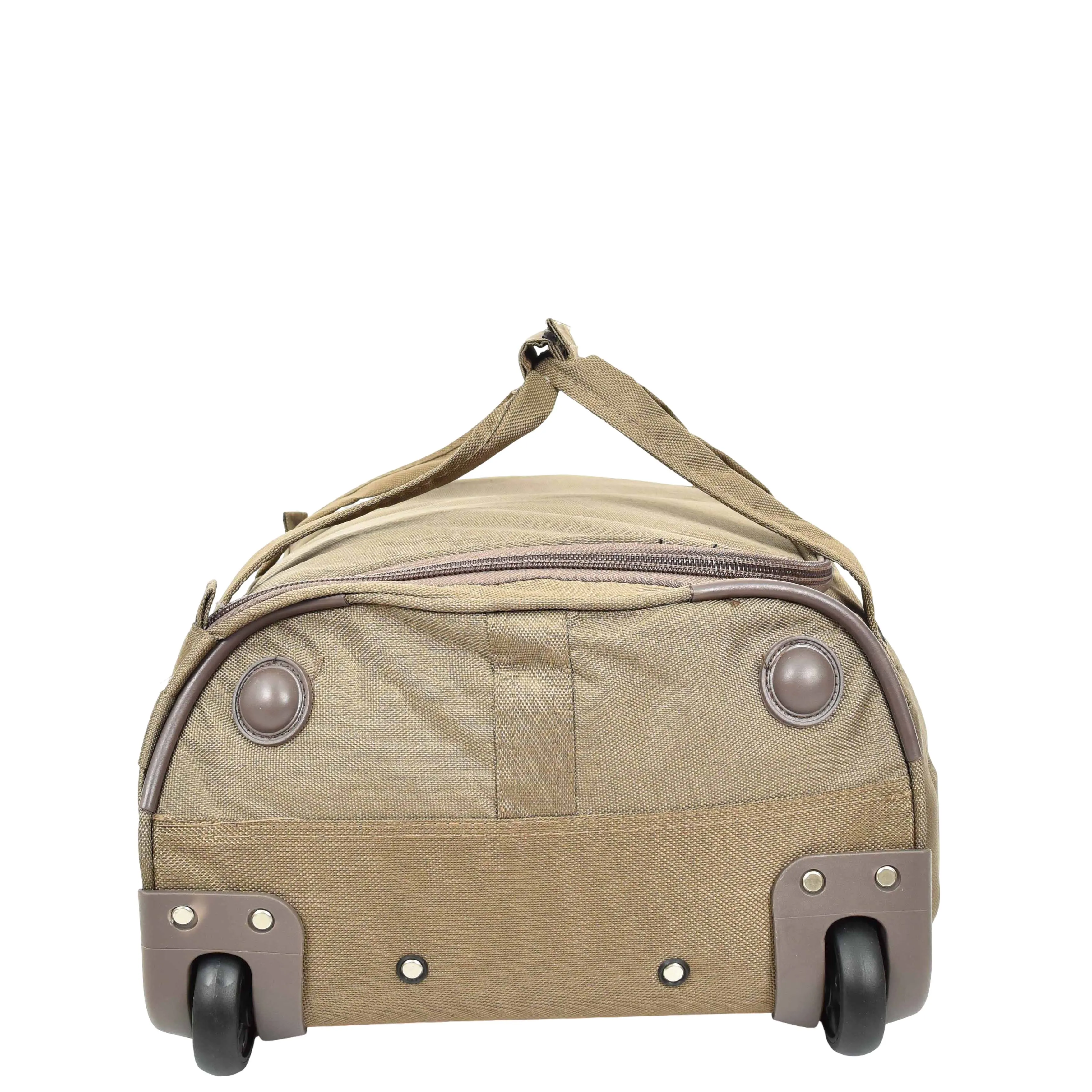 Overnight Wheeled Holdall Travel Bag A405 Beige