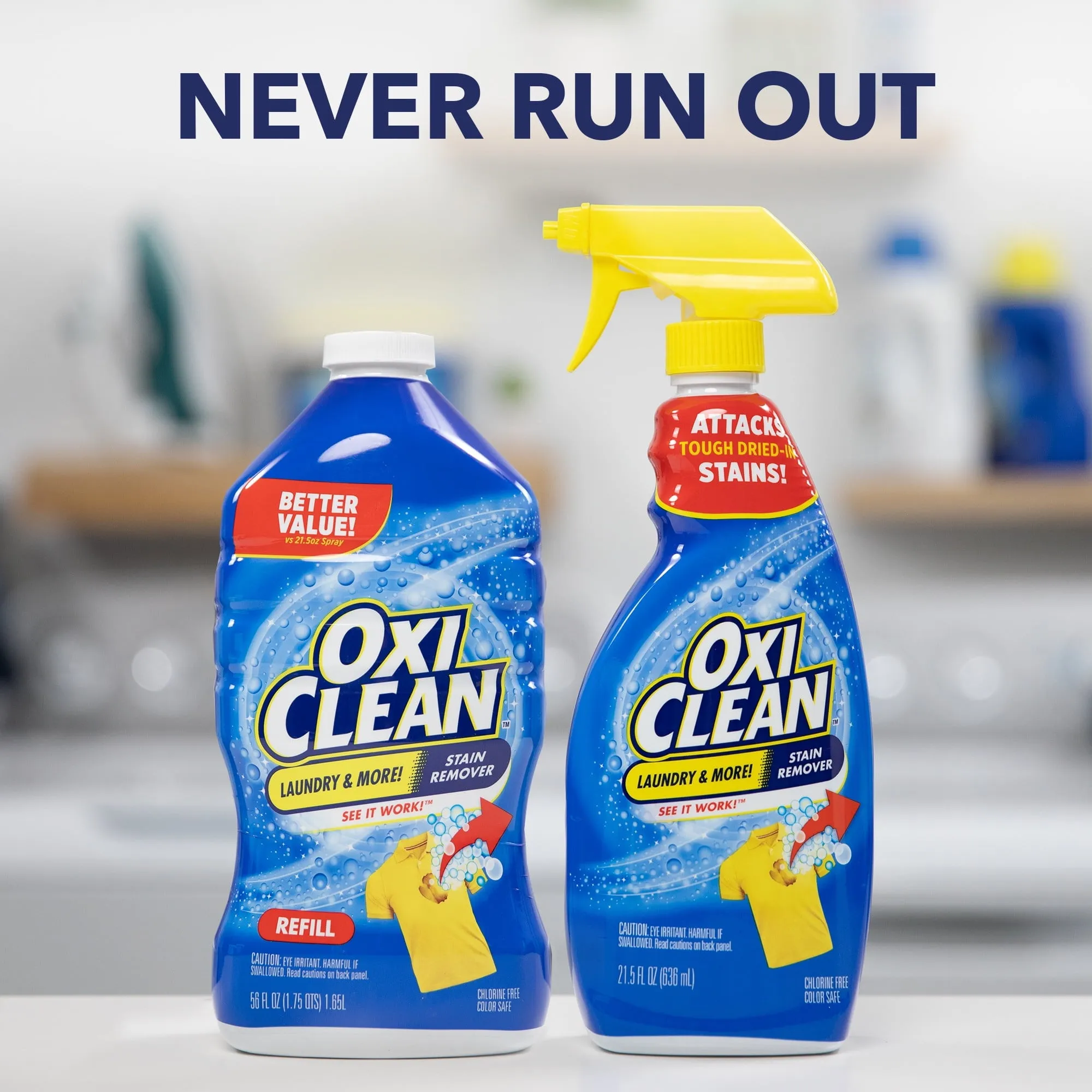 OxiClean Laundry Stain Remover Refill, 56 fl oz