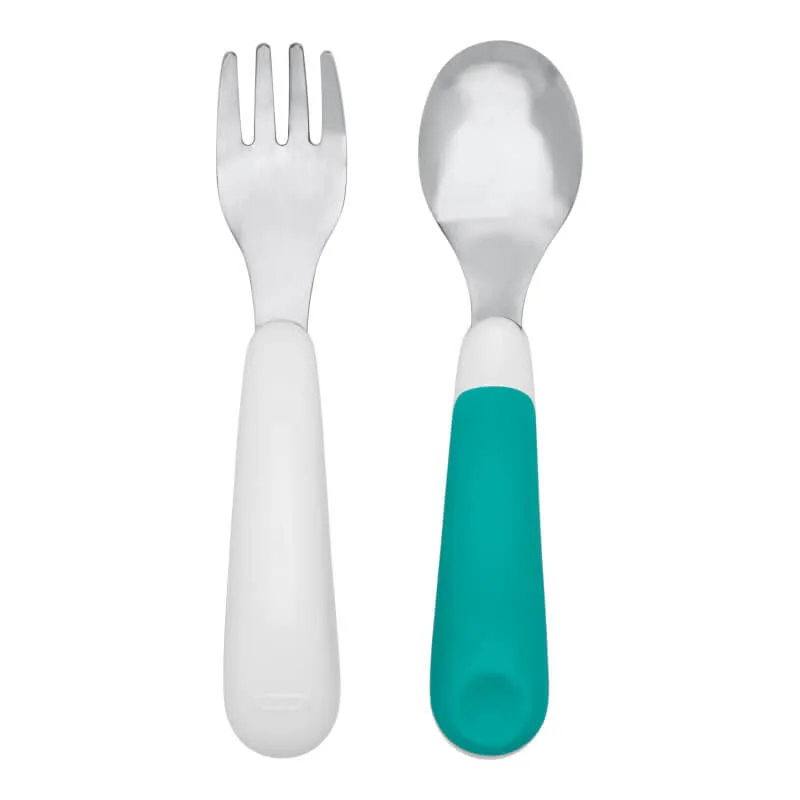OXO Tot On-The-Go Fork &amp; Spoon Set