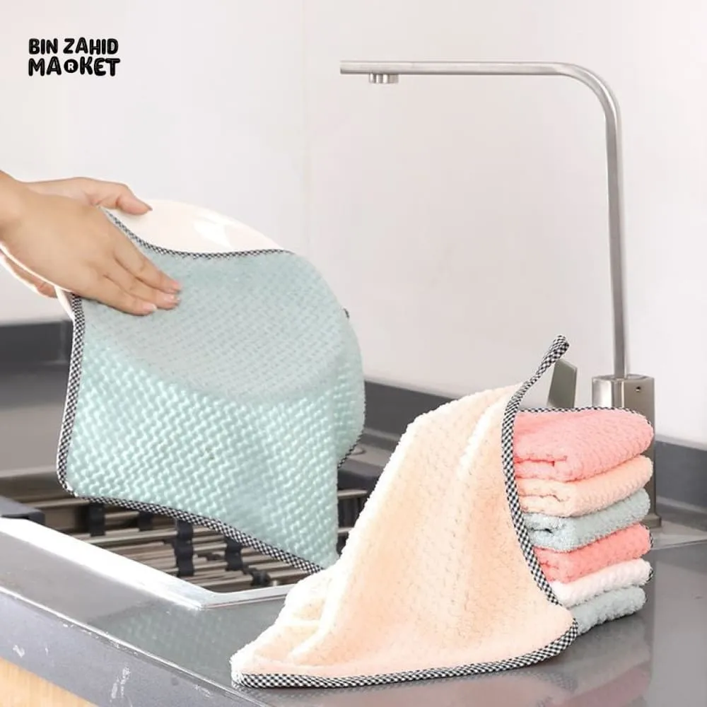 PACK OF 4 MICROFIBER KITCHEN DISH CLOTH
