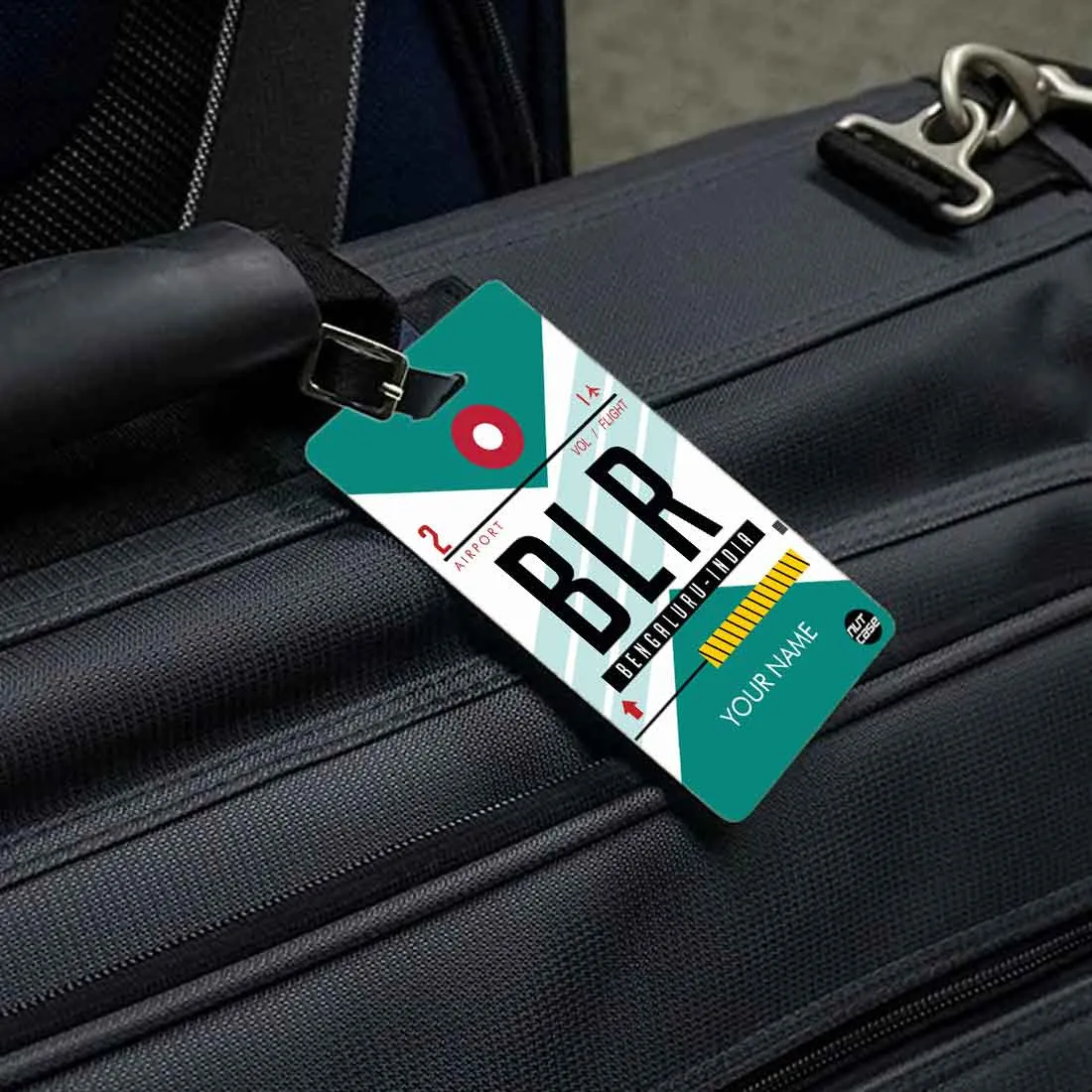 Personalised Bag Tag Ideal for Travel Set of 2 - Add Name