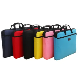 Portable Document Bag Canvas A4 Office Bag Men Women Handbag Multi-layer Information Bag Briefcase Meeting Bags File Holder