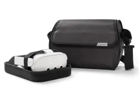 PowerA Travel Bag for Meta Quest 3 / 3S, form fitted interior, travel ready, adjustable strap, padded pocket, officially licensed