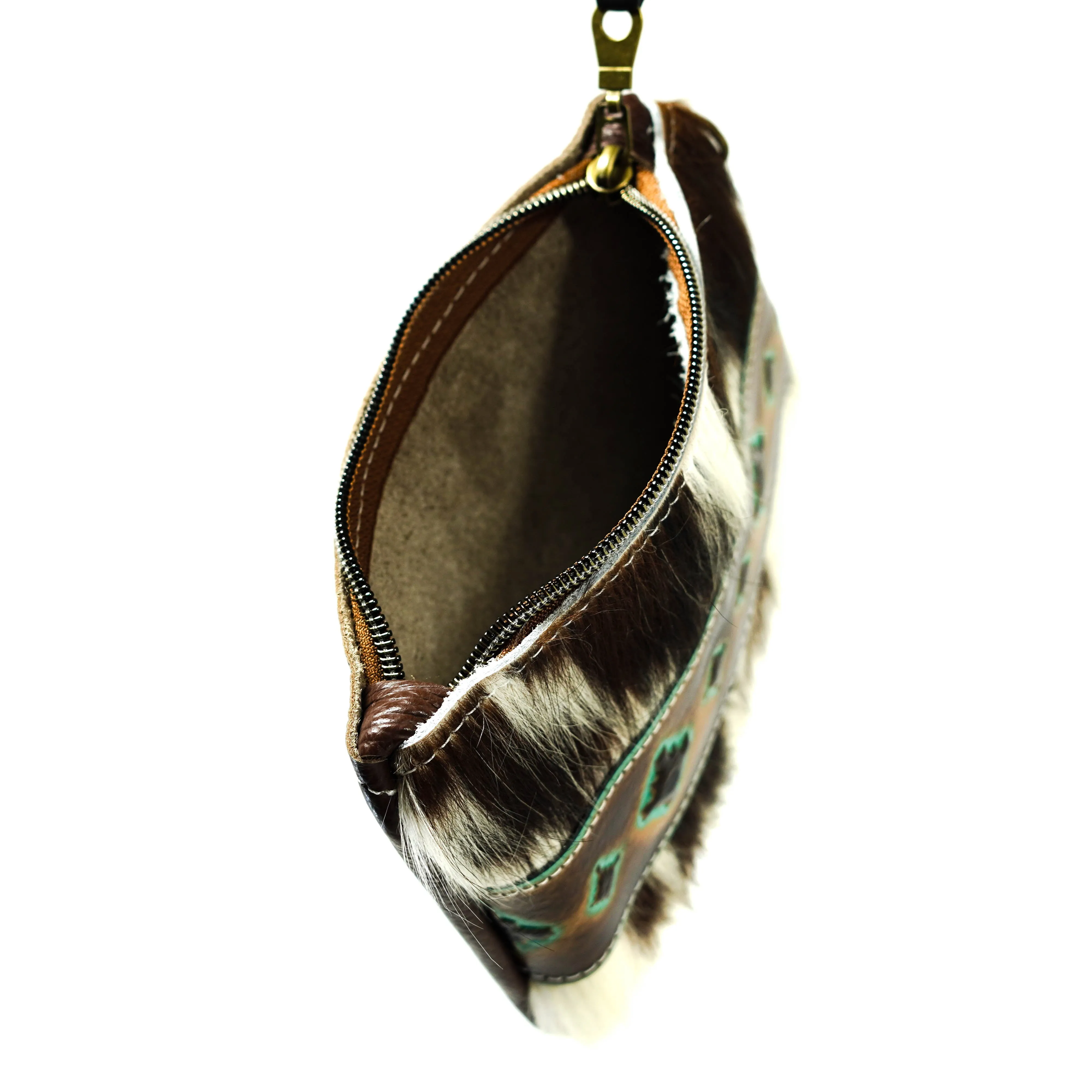 Purse Organizer - Tricolor w/ Turquoise Navajo