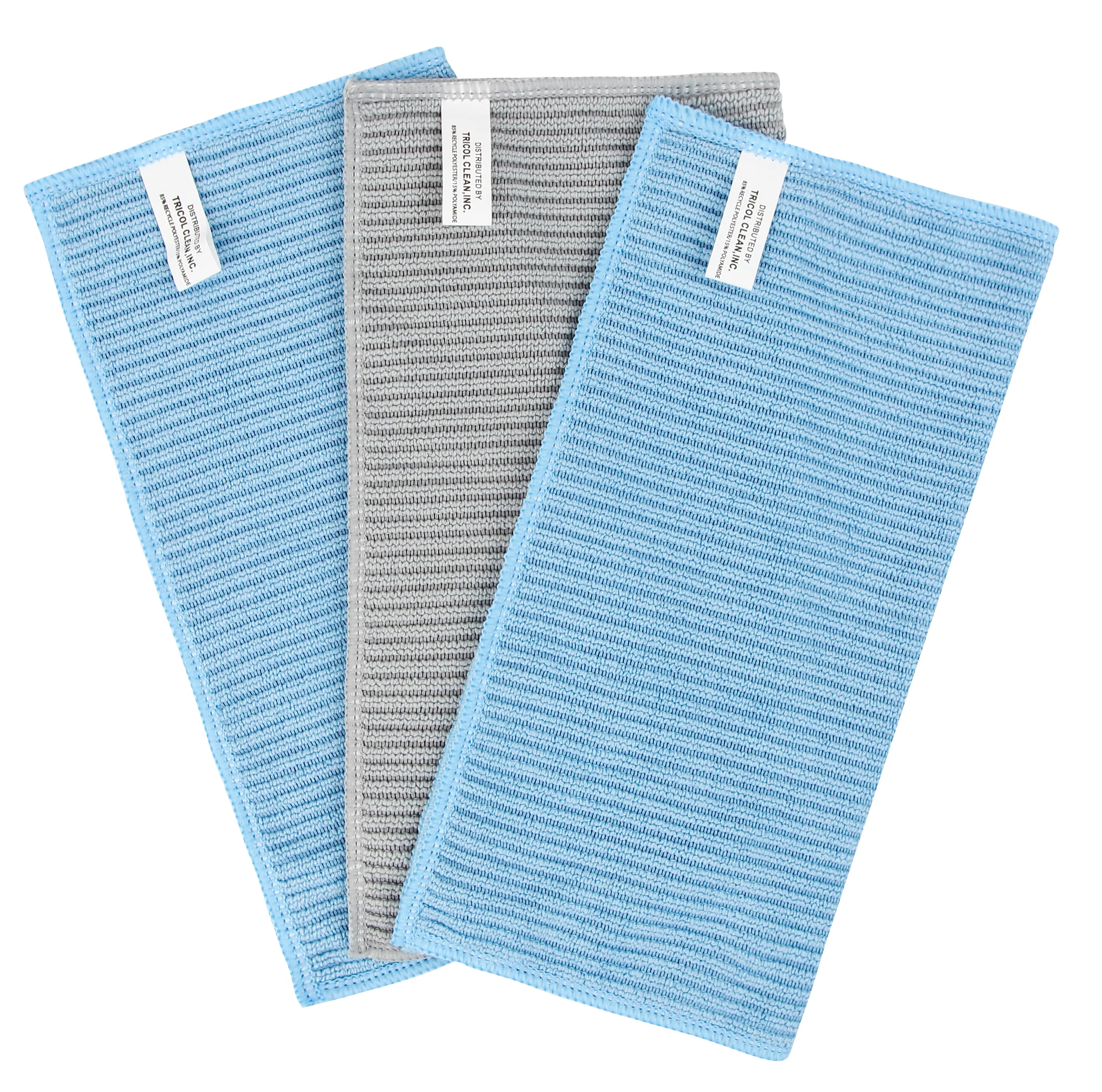 Ribbed Terry Kitchen Cloths, 3 Pack