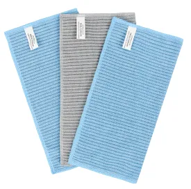 Ribbed Terry Kitchen Cloths, 3 Pack