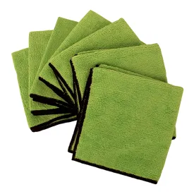 Shaxon SHX-MFW61B-B 12" 7-Pack Light Duty Microfiber Cleaning Cloths