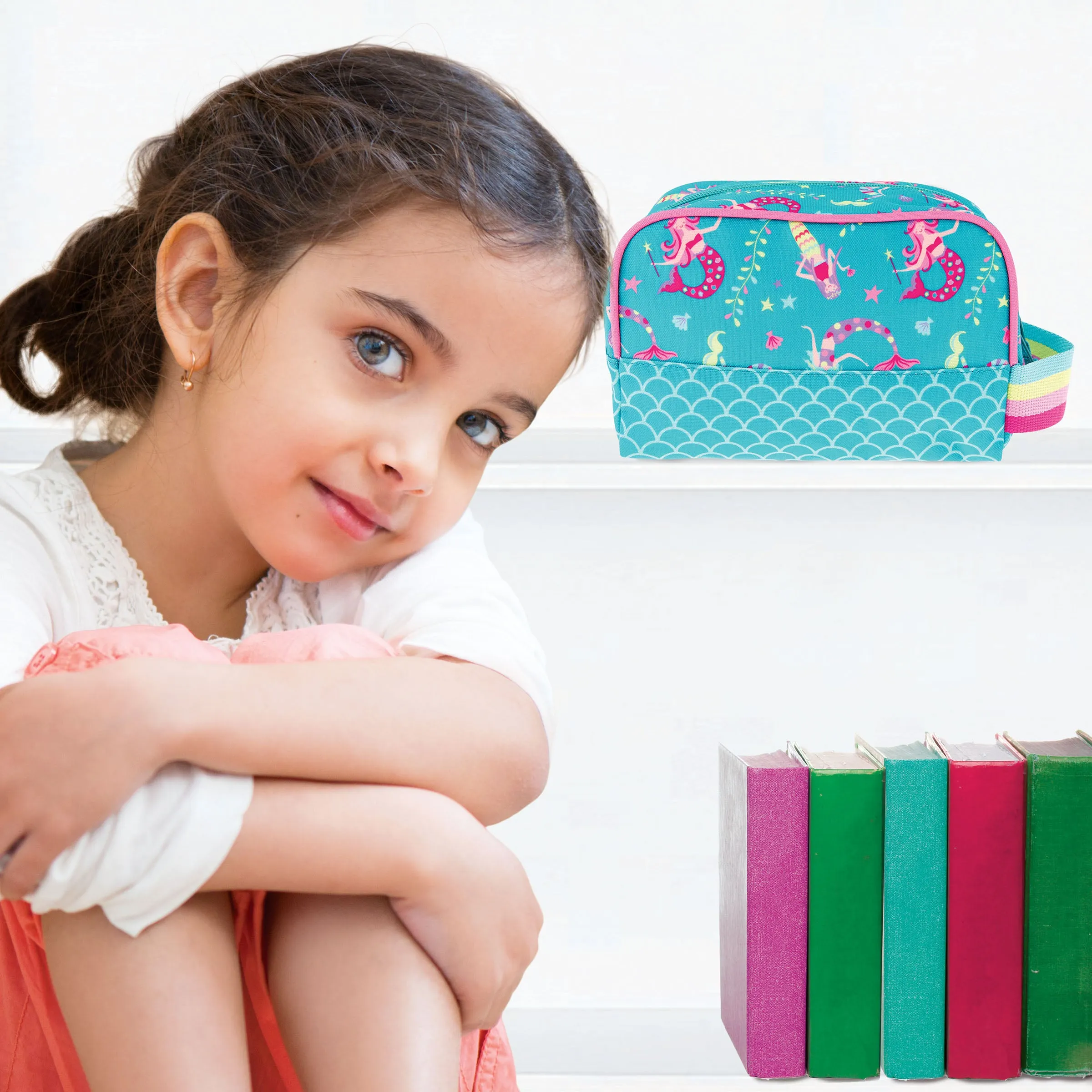 Stephen Joseph Kid's Travel Toiletry Bag, Mermaid