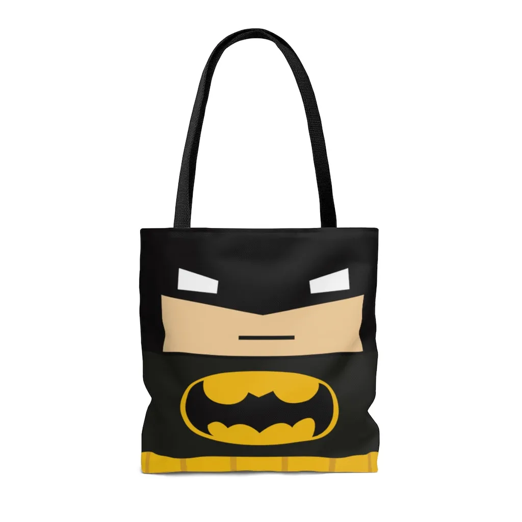 Superhero tote, tote bag, book bag, kids, toddlers, halloween,