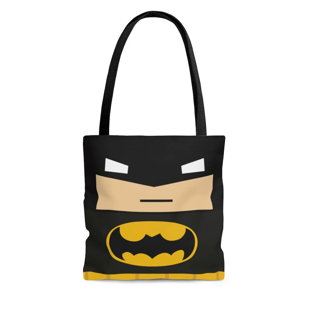 Superhero tote, tote bag, book bag, kids, toddlers, halloween,