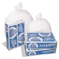 TRASHBAG/ Medium Duty/ 24"w x 32"h .45 mil White Item# MT331XW